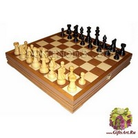 Шахматы классические стандартные деревянные утяжеленные (высота короля 3,75&quot;)