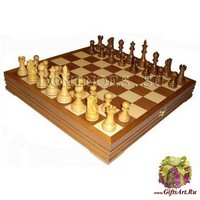 Шахматы классические стандартные деревянные утяжеленные (высота короля 3,75&quot;)
