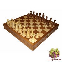 Шахматы классические стандартные деревянные утяжеленные (высота короля 3,50&quot;)