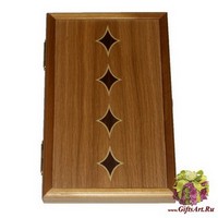 Нарды из мореной березы &quot;Ромбы&quot;