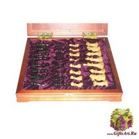 Шахматы классические малые деревянные (высота короля 2,75&quot;)