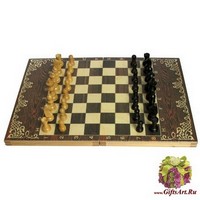 Шахматы классические малые деревянные (высота короля 3,00&quot;)