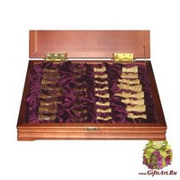 Шахматы классические малые деревянные (высота короля 2,75&quot;)