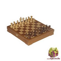 Шахматы классические малые деревянные (высота короля 2,75&quot;)