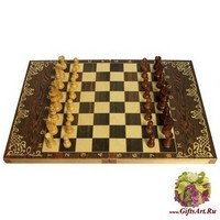 Шахматы классические малые деревянные (высота короля 3,00&quot;)