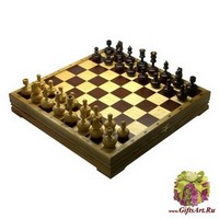 Игровой набор - шахматы &quot;Неваляшки&quot;, шашки, карты, домино - 43х43 см (высота короля 3,00&quot;)