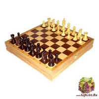 Шахматы классические средние деревянные утяжеленные (высота короля 3,25&quot;)