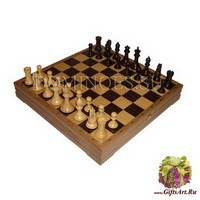Шахматы классические стандартные деревянные утяжеленные (высота короля 3,75&quot;)