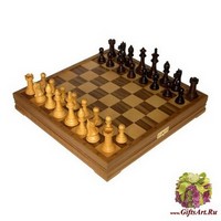 Шахматы классические стандартные деревянные утяжеленные (высота короля 4,00&quot;)