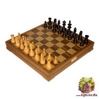 Шахматы классические стандартные деревянные утяжеленные (высота короля 4,00&quot;)