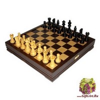 Шахматы классические средние деревянные утяжеленные (высота короля 3,25&quot;)