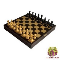 Шахматы классические большие деревянные утяжеленные (высота короля 4,00&quot;)