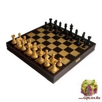 Шахматы классические большие деревянные утяжеленные (высота короля 4,00&quot;)