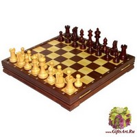 Шахматы классические стандартные деревянные утяжеленные (высота короля 3,75&quot;)