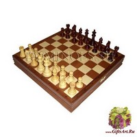 Шахматы классические средние деревянные утяжеленные (высота короля 3,25&quot;)