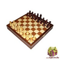 Шахматы классические средние деревянные утяжеленные (высота короля 3,25&quot;)