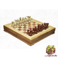 Шахматы каменные Европейские (высота короля 3,50&quot;)