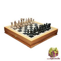 Шахматы каменные стандартные (высота короля 3,50&quot;)