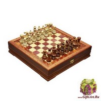 Шахматы каменные малые Европейские (высота короля 3,10&quot;)