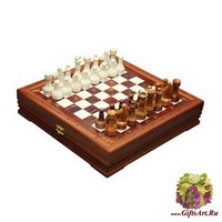 Шахматы каменные малые (высота короля 3,10&quot;)