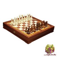 Шахматы каменные стандартные (высота короля 3,50&quot;)