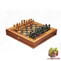 Шахматы каменные стандартные (высота короля 3,50&quot;)