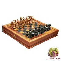 Шахматы каменные Европейские (высота короля 3,50&quot;)