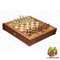 Шахматы каменные Американские (высота короля 3,50&quot;)