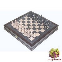 Шахматы каменные Американские (высота короля 3,50&quot;)