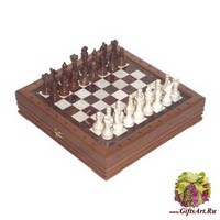 Шахматы каменные малые изысканные (высота короля 3,10&quot;)