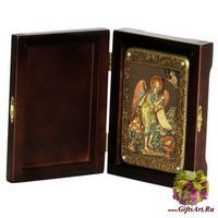 Настольная икона &quot;Пророк и Креститель Иоанн Предтеча&quot; на мореном дубе