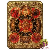 Подарочная икона &quot;Всевидящее Око Божие&quot; на мореном дубе