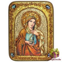 Подарочная икона &quot;Святая Равноапостольная Мария Магдалина&quot; на мореном дубе