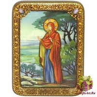 Подарочная икона &quot;Святая праматерь Ева&quot; на мореном дубе