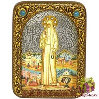 Подарочная икона &quot;Святая преподобномученица великая княгиня Елисавета&quot; на мореном дубе