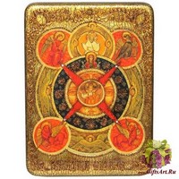 Подарочная икона &quot;Всевидящее Око Божие&quot; на мореном дубе