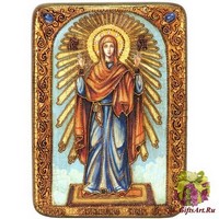 Подарочная икона Божией Матери «Нерушимая Стена» на мореном дубе