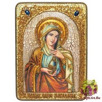 Подарочная икона &quot;Святая Равноапостольная Мария Магдалина&quot; на мореном дубе