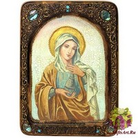 Живописная икона &quot;Святая Равноапостольная Мария Магдалина&quot; на кипарисе