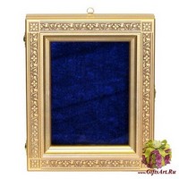 Киот из мореной березы для полу-аналойной иконы