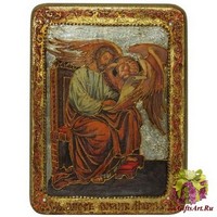 Подарочная икона &quot;Святой апостол и евангелист Марк&quot; на мореном дубе