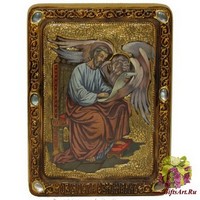 Живописная икона &quot;Святой апостол и евангелист Марк&quot; на кипарисе