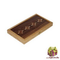 Нарды из светлой березы &quot;Ромбы&quot;