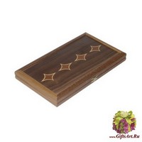 Нарды из мореной березы &quot;Ромбы&quot;