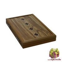 Нарды из оливкового ясеня &quot;Ромбы&quot;