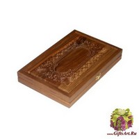 Резные дорожные нарды из массива натурального дуба