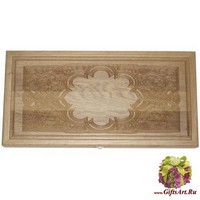 Резные нарды из массива натурального дуба