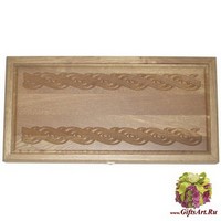 Резные нарды из массива натурального дуба &quot;Каледония&quot;