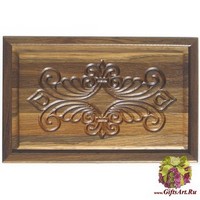 Резные дорожные нарды из массива мореного дуба