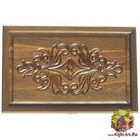 Резные дорожные нарды из массива мореного дуба &quot;Марвиль&quot;